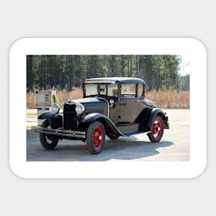 Classic Black Automobile Sticker